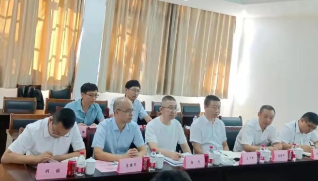 河钢股份营销中心热板销售部部长张杰一行来访大明