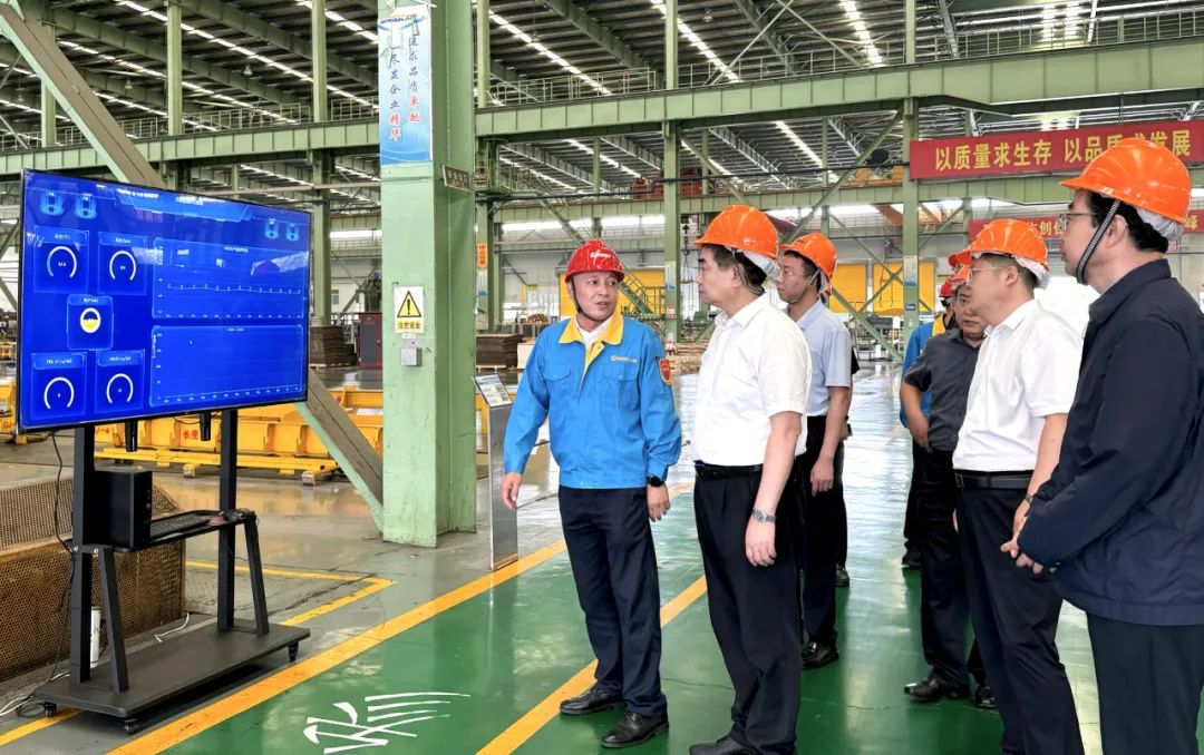 太原市委副书记、市长张新伟来访太原太钢大明